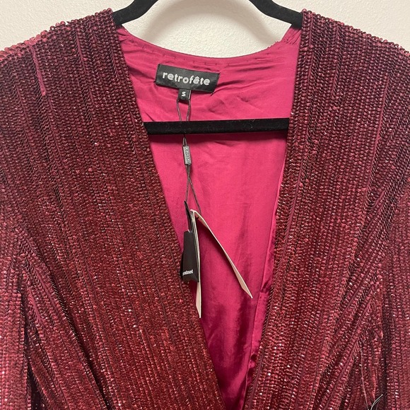 Retrofete Purple Mini Dress - Picture 8 of 14